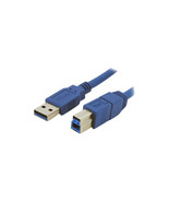 Startech USB3SAB1 1FT USB 3.0 A TO B CABLE SUPERSPEED USB TYPE B PRINTER... - $53.22 CAD