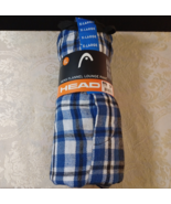Men&#39;s Head Blue Plaid Flannel Sleep Lounge Pants Size XL - €5,97 EUR