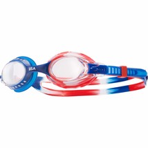 TYR Kids&#39; Swimple USA Goggles, Clear/Red/Navy - OS - £23.97 GBP