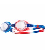 TYR Kids&#39; Swimple USA Goggles, Clear/Red/Navy - OS - £23.51 GBP