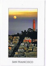 California Postcard San Francisco Coit Tower Twilight  - £2.31 GBP