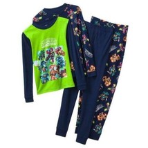 Boys Pajamas Skylanders Swap Force 4 Pc Pants &amp; Long Sleeve Shirts Winte... - $16.83