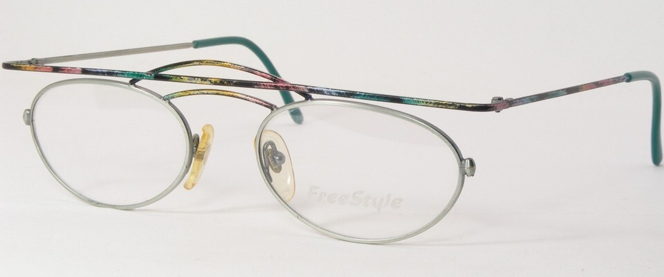 Vintage FreeStyle 706 008 Multicolor UNIQUE RARE EYEGLASSES GLASSES 53-2... - $50.37