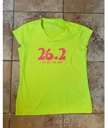 Bay Six USA Medium Athletic Running Race Marathon Shirt 26.2 I Go All Th... - £4.76 GBP