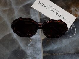 Janie and Jack Tortoise Brown Bamboo Sunglasses Size 2 to 4 years Toddle... - $18.00