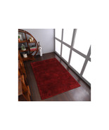 5 x 8 ft. Hand Knotted Gabbeh Silk Mix Solid Rectangle Area Rug Red - $3,766.84 MXN