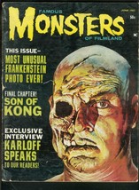 Famous Monsters Of Filmland #23-GOGOS COVR-KARLOFF-KONG G - £65.13 GBP