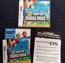 Game Case and Manual NO GAME New Super Mario Bros Nintendo DS Authentic - £9.53 GBP