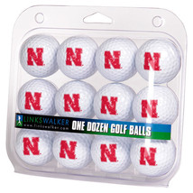Nebraska Cornhuskers Dozen 12 Pack Golf Balls - £31.50 GBP