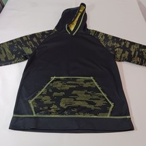 Augusta Men’s Black & Yellow Hoodie Pullover Sweatshirt Size Adult Medium  image 5