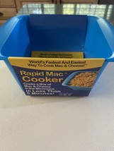 AS SEEN ON TV Rapid Mac Cooker | Microwave Macaroni &amp; Cheese in 5 Minutes NIP - $10.99