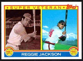 California Angels Reggie Jackson Super Vet 1983 Topps Baseball Card #501 nr mt   - £0.39 GBP