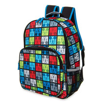 Brand New Disney Parks Mickey Mouse Squares 16" Backpack School Travel Bag - $28.04
