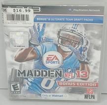 Madden NFL 13 -- Bonus Edition (Sony PlayStation 3, 2012) PS3 Video Game - £7.78 GBP