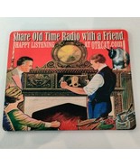 VTG 9.25&quot;x 8&quot; SHARE OLD TIME RADIO HAPPY LISTENING OTRCAT.COM Computer M... - $21.17 CAD