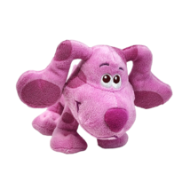 7&quot; Blues Clues &amp; You Magenta Pink Puppy Dog Nickelodeon Stuffed Animal Plush Toy - £18.97 GBP