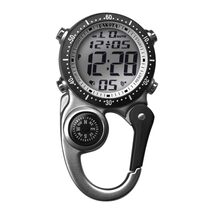 Dakota Digital Backpacker Clip Watch, Pocket Watch Alarm, Timer &amp; Dual Time - $64.95