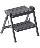 Hafele 2-Step Heavy Duty 330lbs Load Capacity Non-Slip Folding Stool Steel - $3,900.08 MXN