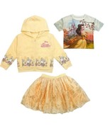3-Piece Set ~ Disney BEAUTY &amp; THE BEAST™ ~ Hooded Jacket ~ Top ~ Tutu ~ ... - $56.13 CAD