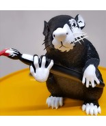 Modern Art Banksy Love Rat British Street Art Black and White Resin Rat ... - $4,333.18 MXN+