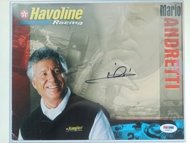 Autographed Signed By Indy500 F1 Mario Andretti 8&quot;x 10&quot; Photo w/COA PSA/DNA - £46.76 GBP