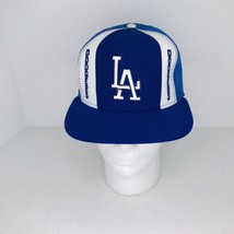 Vintage Los Angeles LA Dodgers AJD Lucky Stripes MLB Snapback Hat MLB Baseball - £38.62 GBP