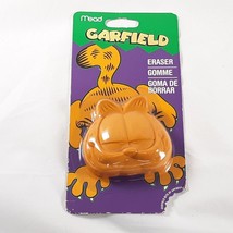 Vintage Mead Garfield the Cat Figure School Eraser Orange - £14.23 GBP