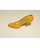 Just The Right Shoe Golden Stiletto Miniature Shoe 1999 Item 25045 Raine... - $4.99
