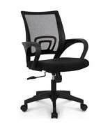 Denavox Black Mesh Office Chair with Solid Back, Steel Frame, Ergonomic ... - €110,81 EUR Denavox Black Mesh Office Chair with Solid Back, Steel Frame, Ergonomic ... - €110,81 EUR