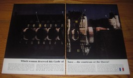 1960 French Government Tourist Office Ad - Which woman deserved this Castle - £11.88 GBP