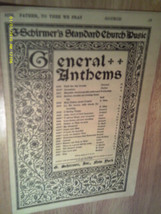 [Q9C] Sheet Music 1916 &quot;Ho, Every One That Thirsteth&quot; Shirmer&#39;s Church Music - $3.19