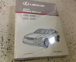 2002 Lexus GS430 GS300 Service Atelier Réparation Manuel Volume 2 Only U... - $249.00
