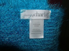 Charming Charlie Winter Blue Star Ladies Scarf (NWOT) - £6.19 GBP