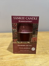 Yankee Candle Housewarmer Cranberry Chutney Room Perfume Diffuser New - $24.74