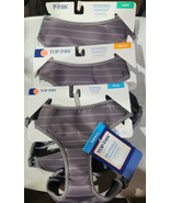 Top Paw Reversible Comfort Harness Large Adjustable 25-34in Girth Grey/P... - $8.88