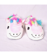 Unicorn Fuzzy Slippers Women&#39;s Shoes Size NO TAG Fits Like  7/7.5 - $20.38 CAD