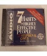 The 7 Habits Of Highly Effective People Audio Book CD by Stephen R. Covey - $11.99