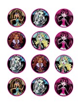 Monster High Edible Cupcake Images - Cupcake Toppers - £7.70 GBP+