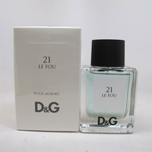 21 LE FOU Pour Homme by Dolce &amp; Gabbana 50 ml/ 1.6 oz Eau de Toilette Spray - £27.23 GBP