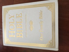 Holy Bible, King James Version: Our Family Bible (1971 ILLUSTRATED Red Letter Re - £42.67 GBP