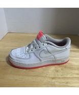 Nike Air Force 1 Low &#39;07, White / Pink  Size 4Y # A02298-101 - $423.49 MXN