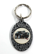 Cartoon Fast N Furious Dodge Charger Kookart USA Keychain Black Grey Blu... - $12.99