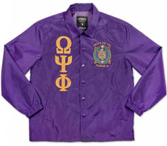 Omega Psi Phi Coach Line Jacket - £68.36 GBP