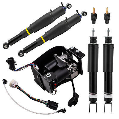 Suspension Compressor & Shock Absorber For GMC Yukon XL 1500 Chevy Tahoe
