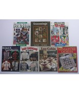 Vintage Quilting Pattern books / booklets Lot of 7 Quilt Block Pot Holders - $9.49