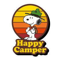 Peanuts Happy Camper Snoopy Chunky Magnet Multi-Color - £10.21 GBP