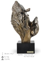 Fresian Horse (mother with colt), horse marble statue, limited edition, ... - £377.58 GBP