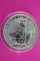 2017 Great Britain £2 Britannia 1 Ounce .999 Silver In Mint Capsule Genu... - $1,164.17 MXN