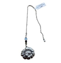 Ganz Silver Lady Bug Fan Light Pull  Chrome Colored Pull Chain w connector 12&quot; - £5.59 GBP