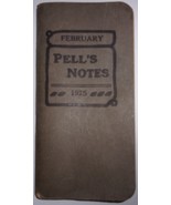 Vintage February Pell’s Notes 1925 - £3.74 GBP